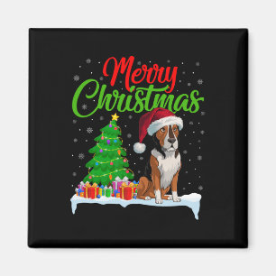 Imán Heeler Perro Árbol de Navidad enciende divertida N