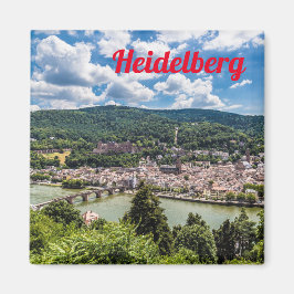 Imán Heidelberg Neckar Panorama Alemania
