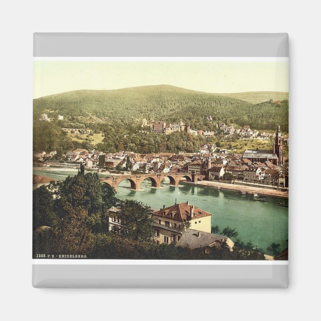 Imán Heidelberg, visto desde el filósofo, Baden, G (Frente)