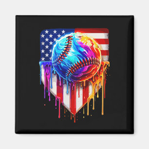 Imán Helado Bysebyll Bandera Americana Goteo 