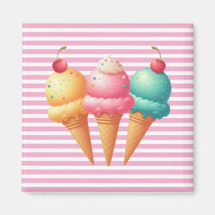 Imán Helado colorido