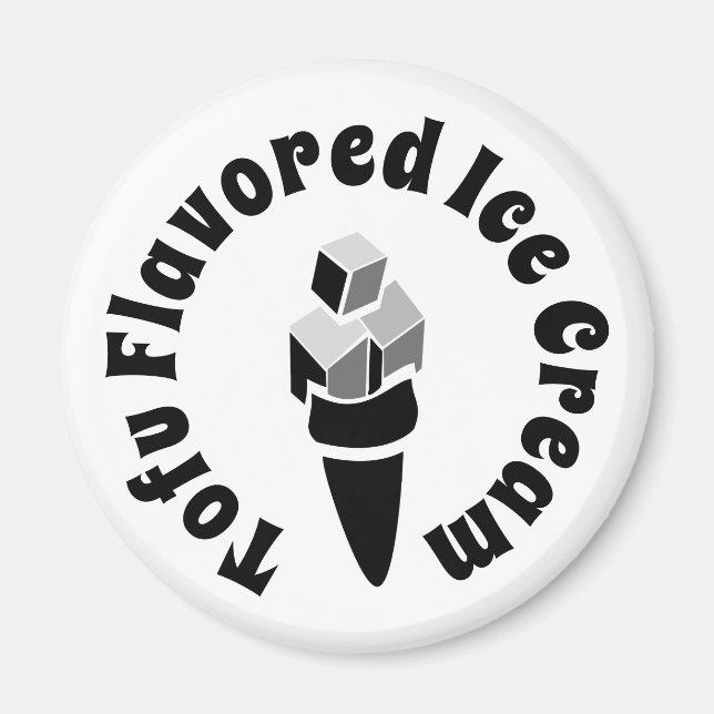 Imán Helado con sabor tofu (Frente)