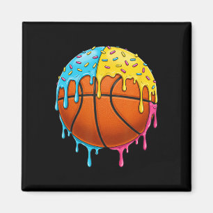 Imán Helado Cream Baloncesto Drill Con Coloridas Espolv