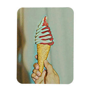 Imán Helado de chocolate
