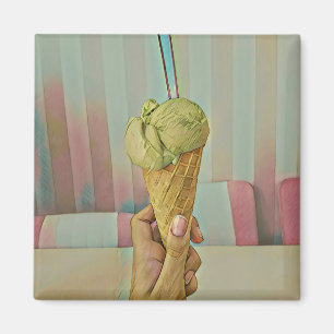 Imán Helado de chocolate