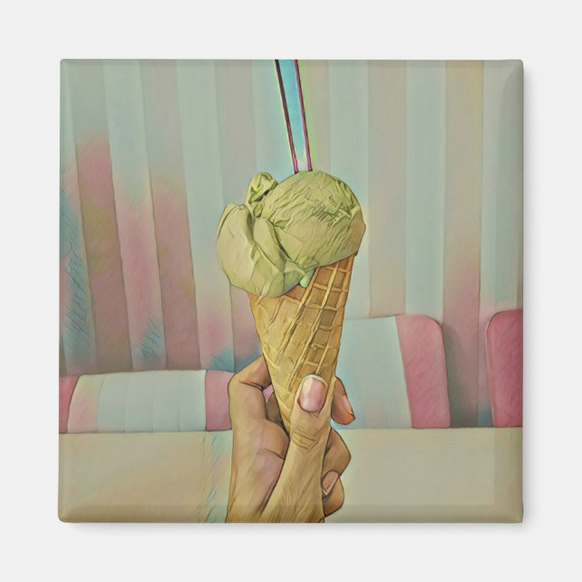 Imán Helado de chocolate (Frente)