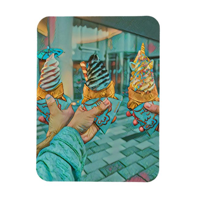 Imán Helado de chocolate (Vertical)