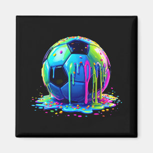 Imán Helado de fútbol goteando para niños y niñas