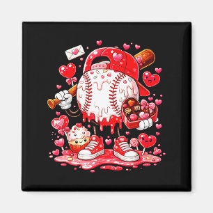 Imán Helado de goteo de béisbol niños jóvenes San Valen