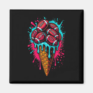 Imán Helado de goteo de fútbol Goteo de niños Cono de g