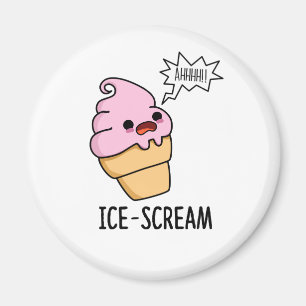 Imán Helado Funny Helado Crema Cone Pun