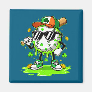 Imán Helado goteo de béisbol día de San Patricio para j