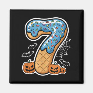 Imán Helado número 7 Seven Halloween Hombres Calabaza M