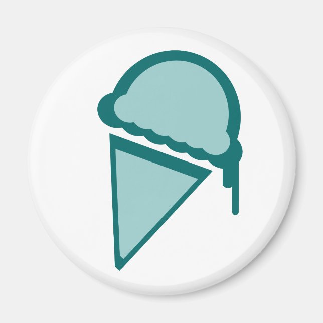 Imán helado retro dripz (Frente)