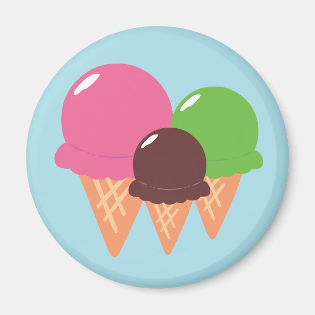 Imán Helados de Crema (Frente)