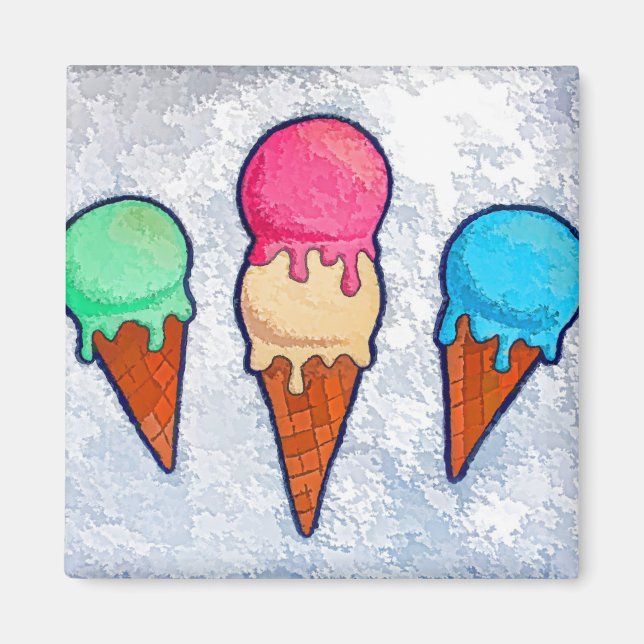Imán Helados de Crema (Frente)