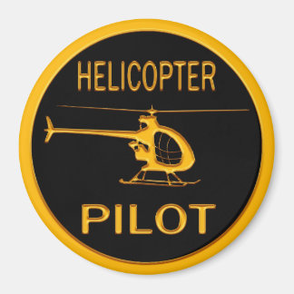 Imán Helicóptero Piloto