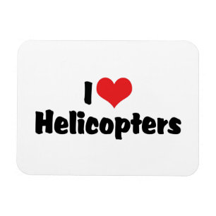 Imán Helicópteros del Corazón que Amo