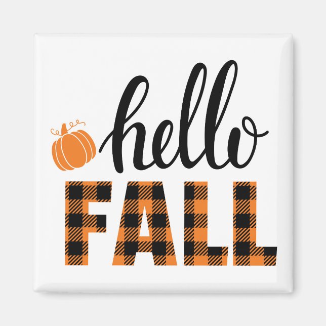 Imán Hello Fall (Frente)