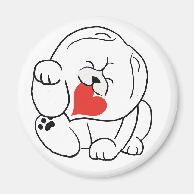 Imán HELLO KOKORO Chow Magnet (Frente)