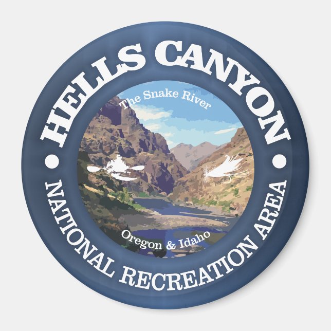 Imán Hells Canyon NRA (Frente)