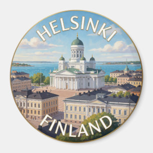 Imán Helsinki Finlandia Plaza del Senado Punto de Refer