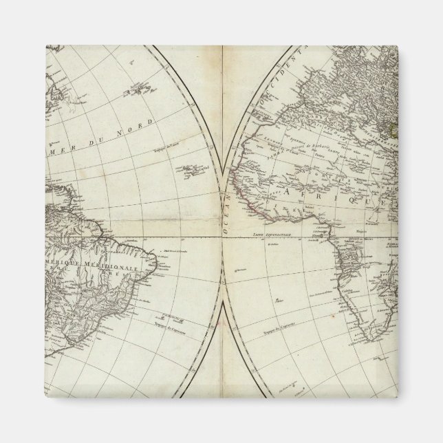 Imán Hemisferio Occidental o Nuevo Mundo (Frente)