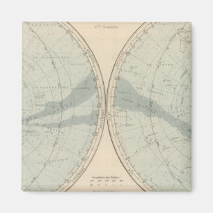 Imán Hemisferio Planisphere Celeste