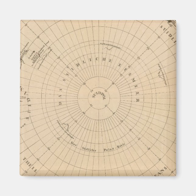 Imán Hemisferio Sur, Antártida (Frente)