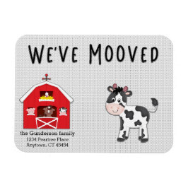 Imán Hemos trasladado la granja Cow Barn a nueva Invita