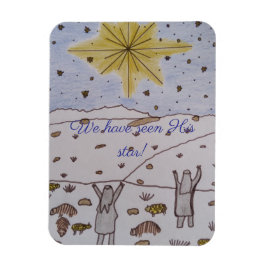 Imán ¡Hemos visto su estrella! Navidad