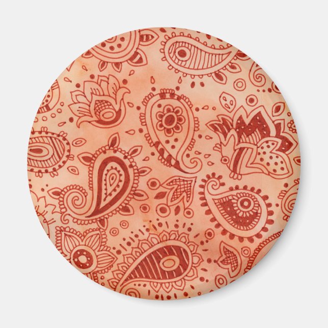 Imán Henna Design Magnet (Frente)