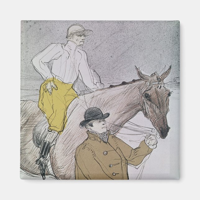 Imán Henri de Toulouse-Lautrec | El jockey llevó a (Frente)