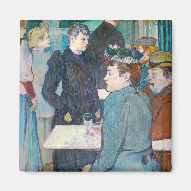 Imán Henri de Toulouse-Lautrec | Moulin de la Galette (Frente)