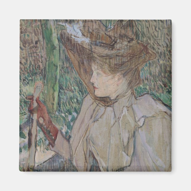 Imán Henri de Toulouse-Lautrec | Mujer con guantes, 189 (Frente)