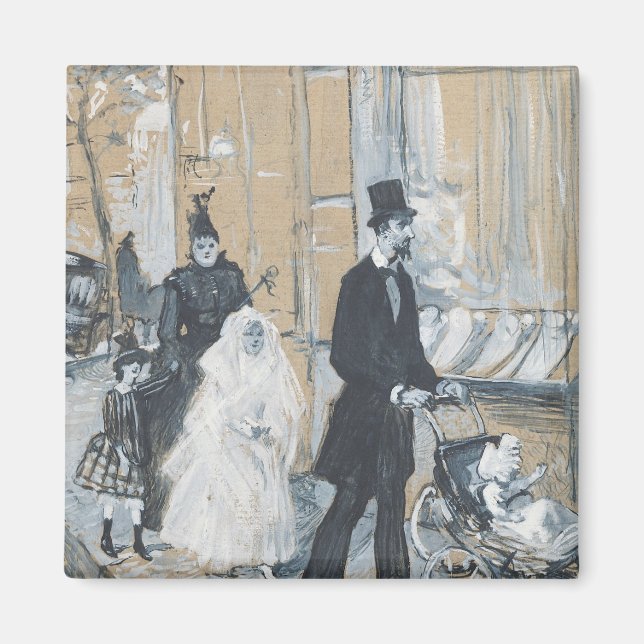 Imán Henri de Toulouse-Lautrec | Primer Día de la Comun (Frente)