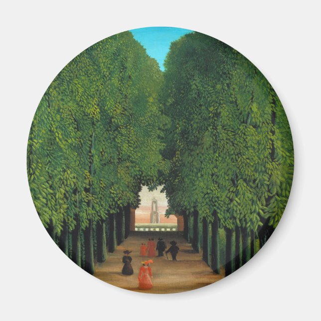 Imán Henri Rousseau, Avenida en el Parque de Saint Clou (Frente)
