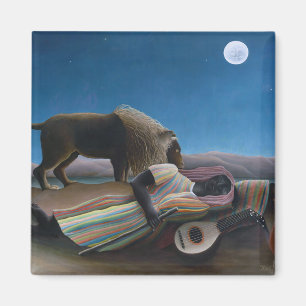 Imán Henri Rousseau - El gitano durmiente