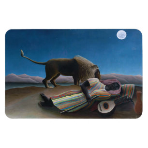 Imán Henri Rousseau - El gitano durmiente