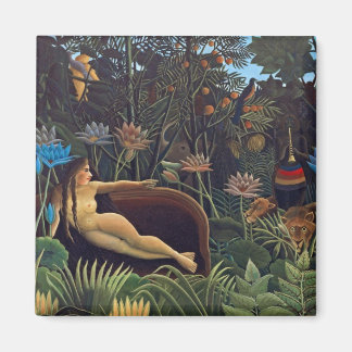 Imán Henri Rousseau El Sueño - Mujer de la Jungla con A
