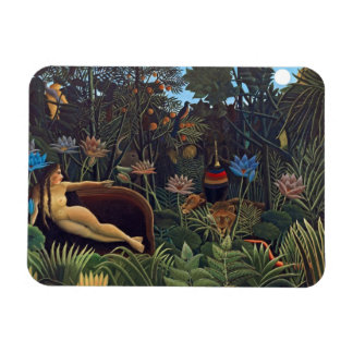 Imán Henri Rousseau El Sueño - Mujer de la Jungla con A