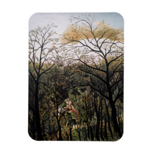 Imán Henri Rousseau - Encuentro en el Bosque