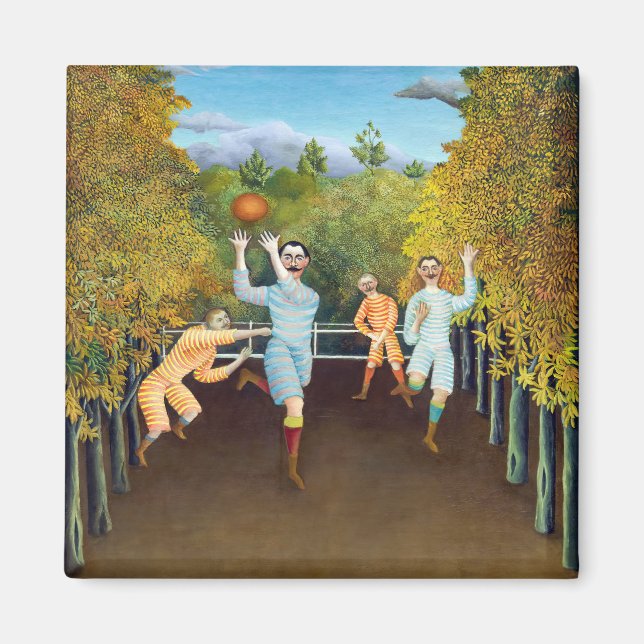 Imán Henri Rousseau - Futbolistas (Frente)