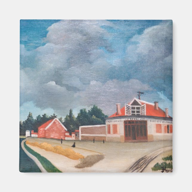 Imán Henri Rousseau - La Fábrica de la Presidencia (Frente)