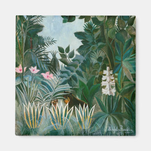 Imán Henri Rousseau - La selva ecuatorial