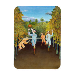 Imán Henri Rousseau - Los jugadores de fútbol