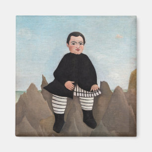 Imán Henri Rousseau - Niño en las rocas