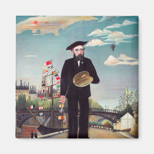 Imán Henri Rousseau - Paisaje Retrato Mío