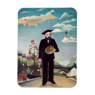 Imán Henri Rousseau - Paisaje Retrato Mío