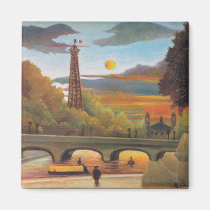 Imán Henri Rousseau - Seine y la Torre Eiffel en Sunset